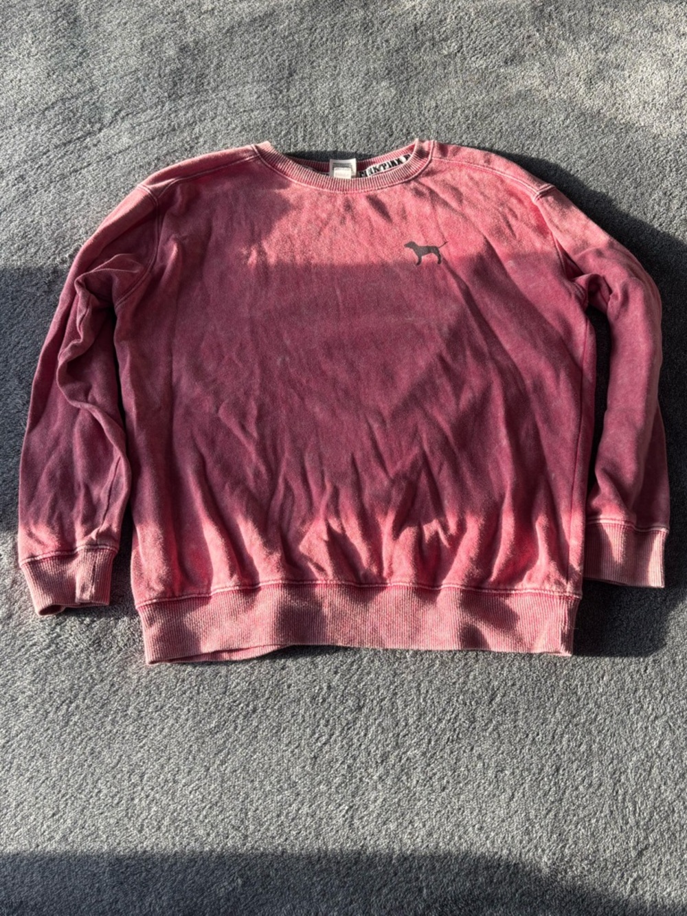 pink crewneck
